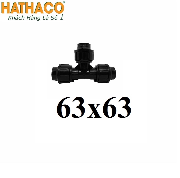 Tê Đều 63 HATHACO Dùng Chia Nhánh Ống HDPE