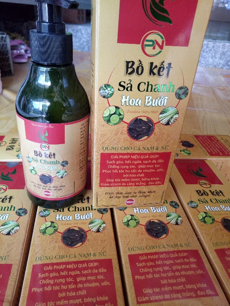 dầu gội chanh sả