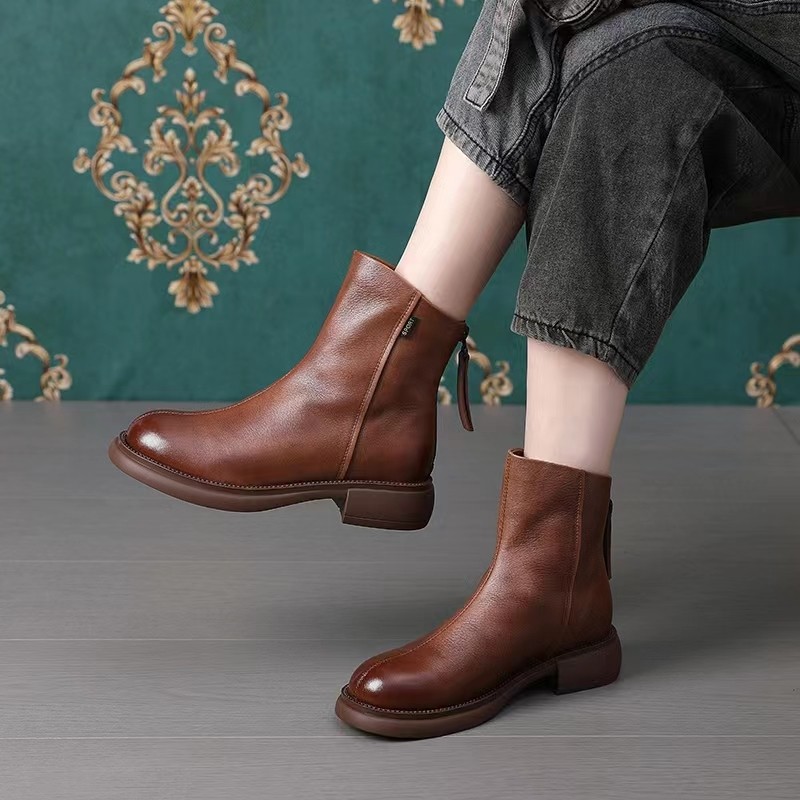 Giày Boot Bốt Martin Thời Trang Da Cao Cấp Hàn Quốc