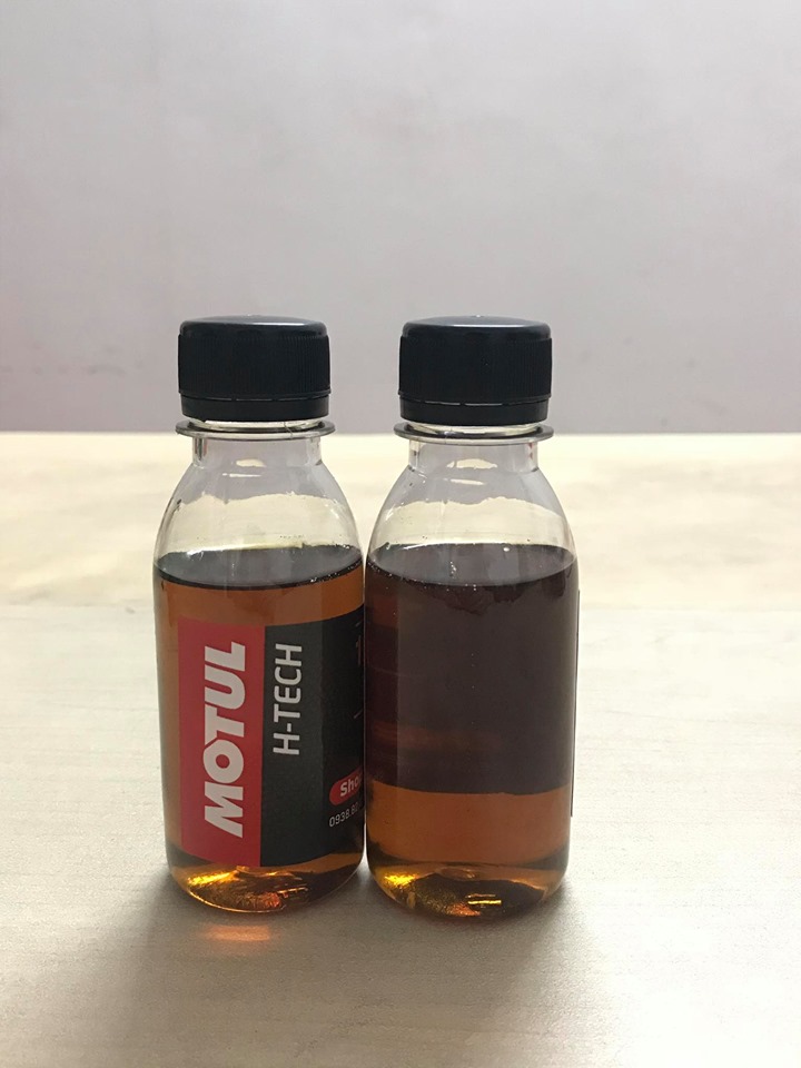 Nhớt Motul H-Tech 100 4T 10W40 chiết lẻ 100ml