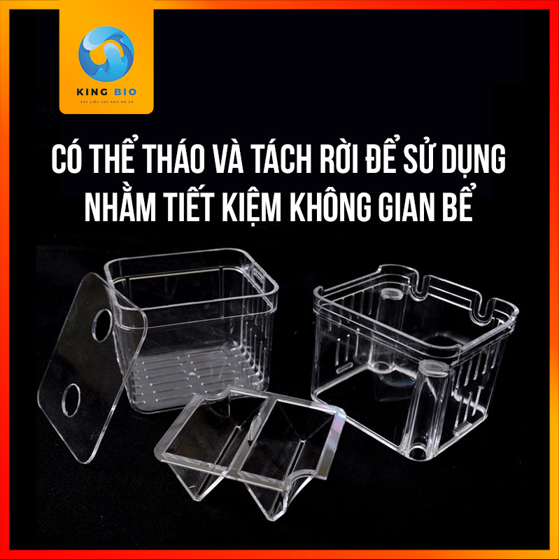 [King Bio] Lồng tách cá đẻ, lồng dưỡng cá, lồng cách ly cá ra riêng