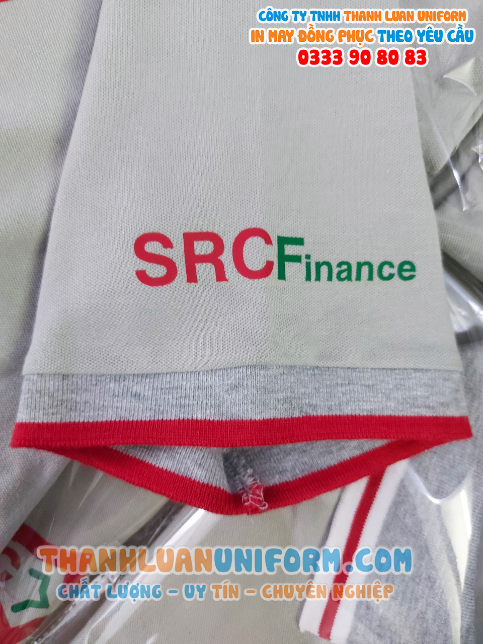 Áo Đồng Phục Cổ Trụ Công Ty SRC
