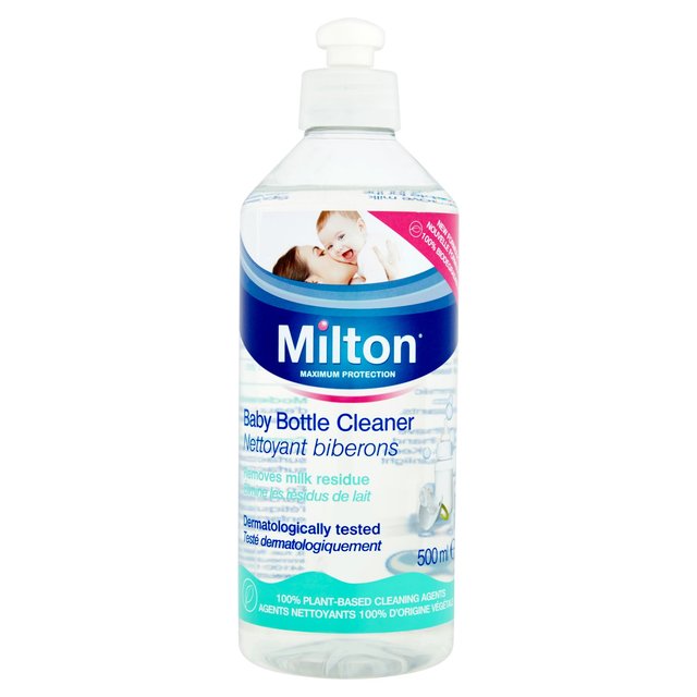 Nước rửa bình sữa cho bé milton baby bottle cleaner 500ml nguồn gốc thiên nhiên