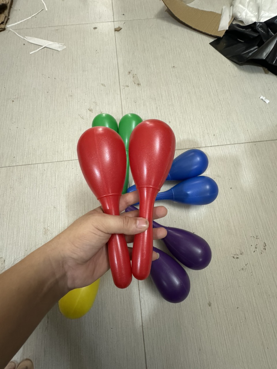 Lắc tay maracas LOẠI LỚN DÀI 20CM