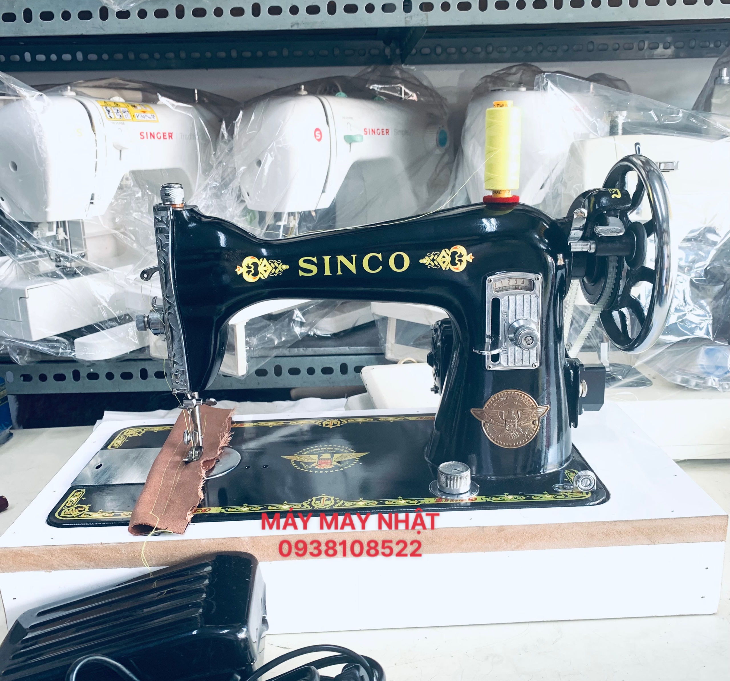 MÁY MAY GIA ĐÌNH CỔ ĐIỂN NHẬT CÁC HIỆU