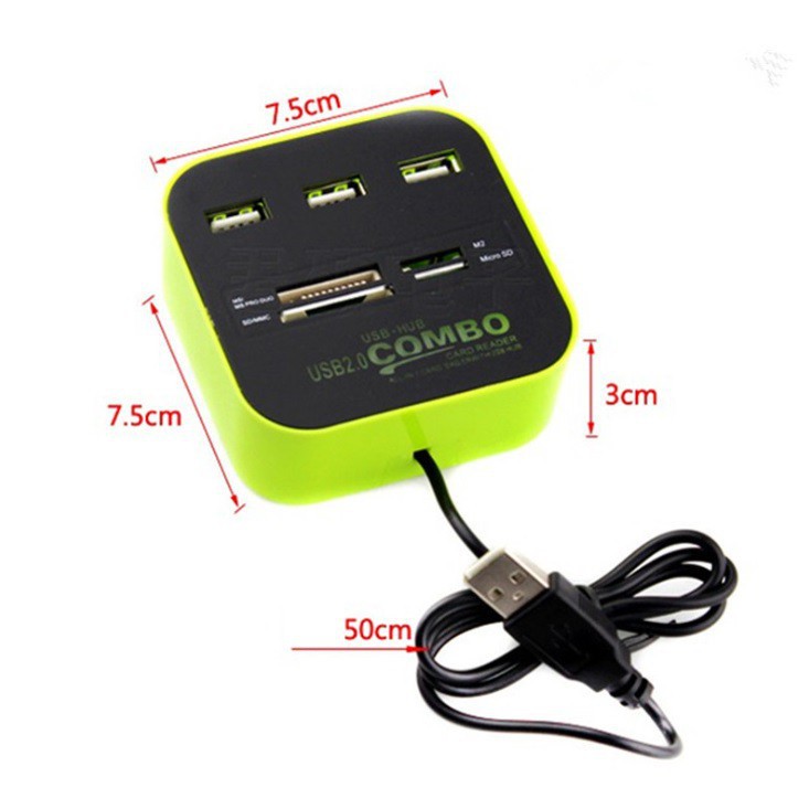 High Quality Multi-Function USB Hub for Reading Memory Cards