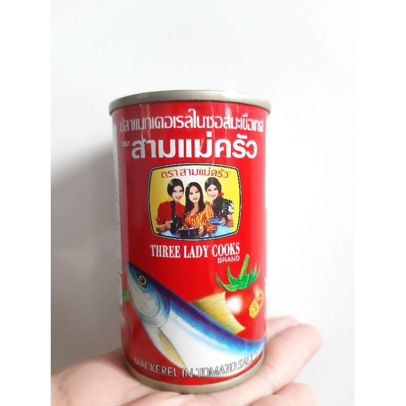 Cá nục xốt cà 3 Cô Gái hộp 155g ( combo 10 hộp )