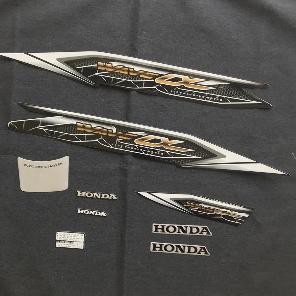 [HCM][BAO ĐỔI TRẢ] BỘ TEM 3 LỚP MẪU ZIN CAO CẤP CHO WAVE ALPHA 2016 ( MÀU ĐEN )