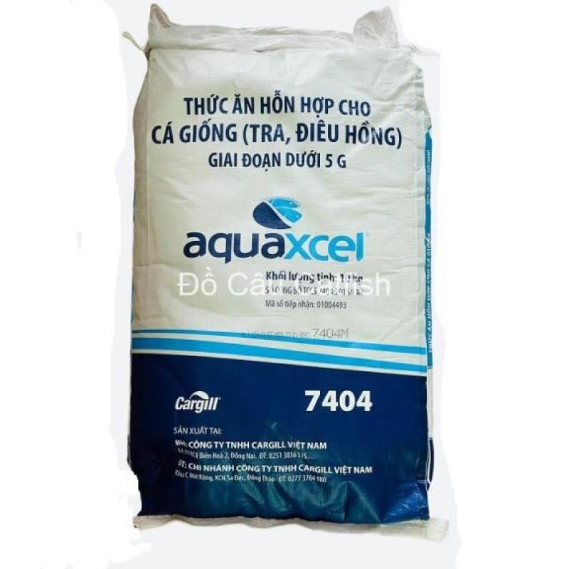 01 BAO CÁM CÁ CARGILL 7404 (BAO 10KG) DẠNG BỘT MỊN CHO CÁ ĂN HOĂC CÂU CÁ 42% ĐẠM-CÁM TANH 7404