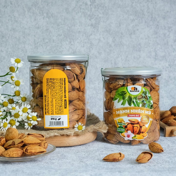 Hạt Hạnh Nhân rang bơ Mỹ hộp 215g