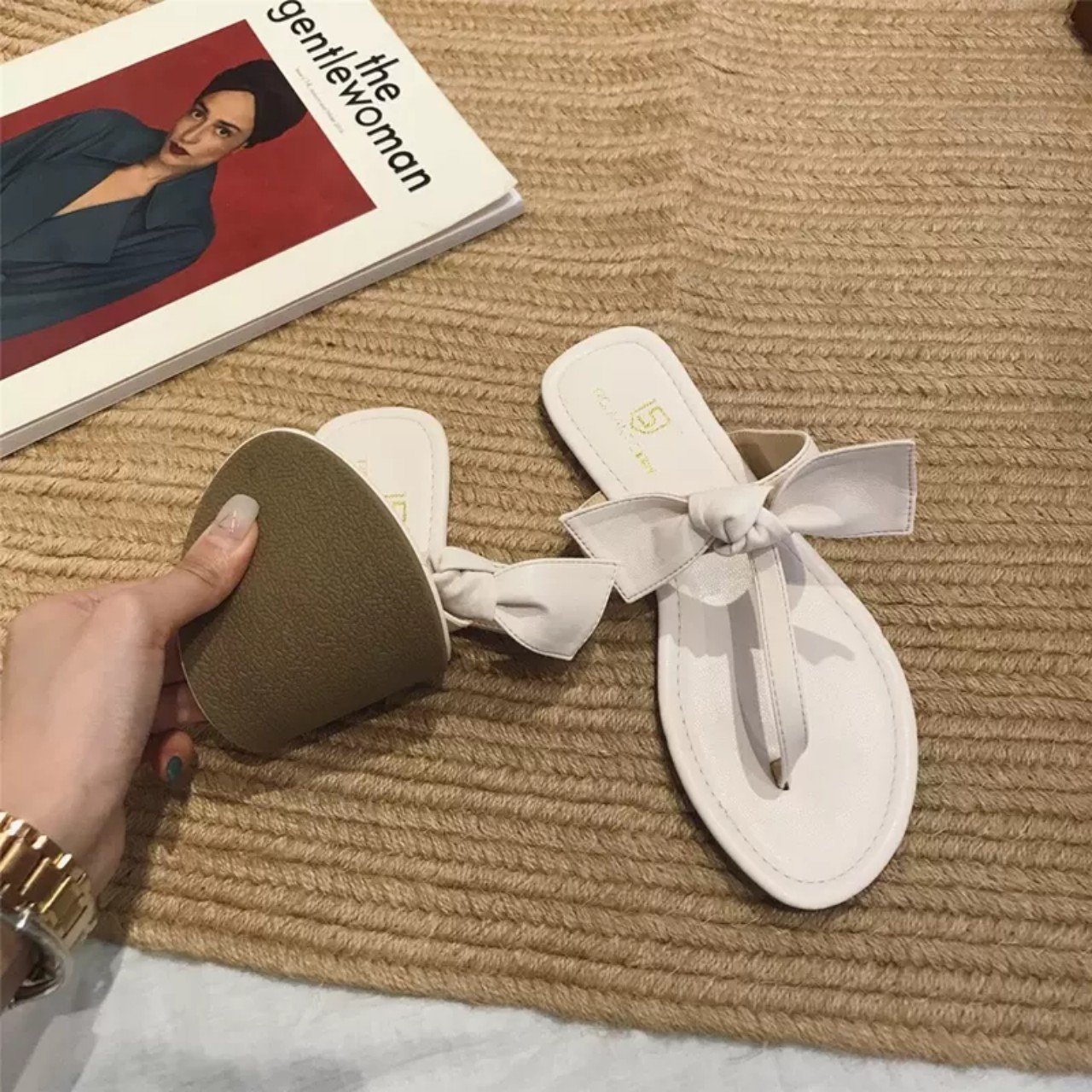 Dép nữ xỏ ngón phong cách thời thượng mã SRLCD21 -cao 1cm