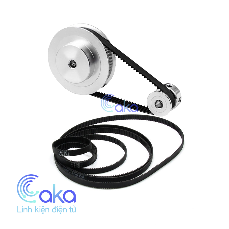 Dây curoa 2gt 200mm 400mm 610mm cho máy in 3d, dây curoa băng tải mô hình