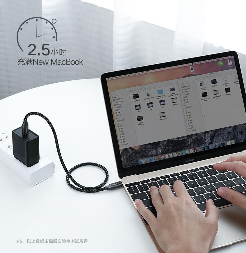 Cáp USB Type C to USB Type C Ugreen 50224 dài 1m lõi hợp kim