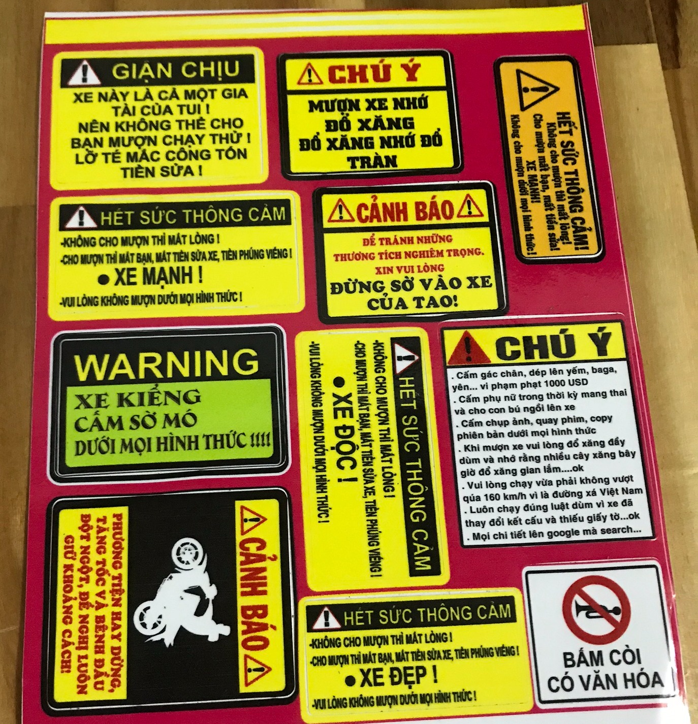 Tem Cảnh Báo Nguyên Tấm 4