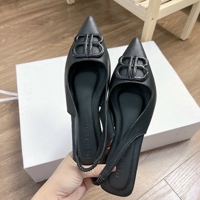 [MUA 1 TẶNG 1] GIÀYbúp bê khoá BB mũi nhọn sang chảnh (tặng quà+HỘP)