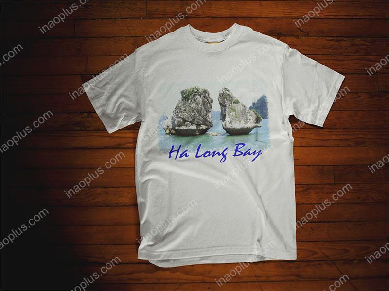 Áo thun vịnh hạ long-in theo yêu cầu