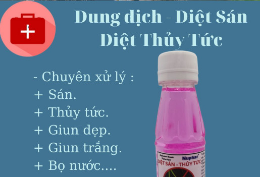 Diệt sán - thủy tức Nuphar ( Hồng 100ml) cho cá cảnh