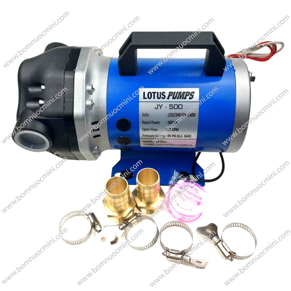 Máy bơm áp lực jy-500 12v/24v 500w | máy bơm jy500 12v/24v