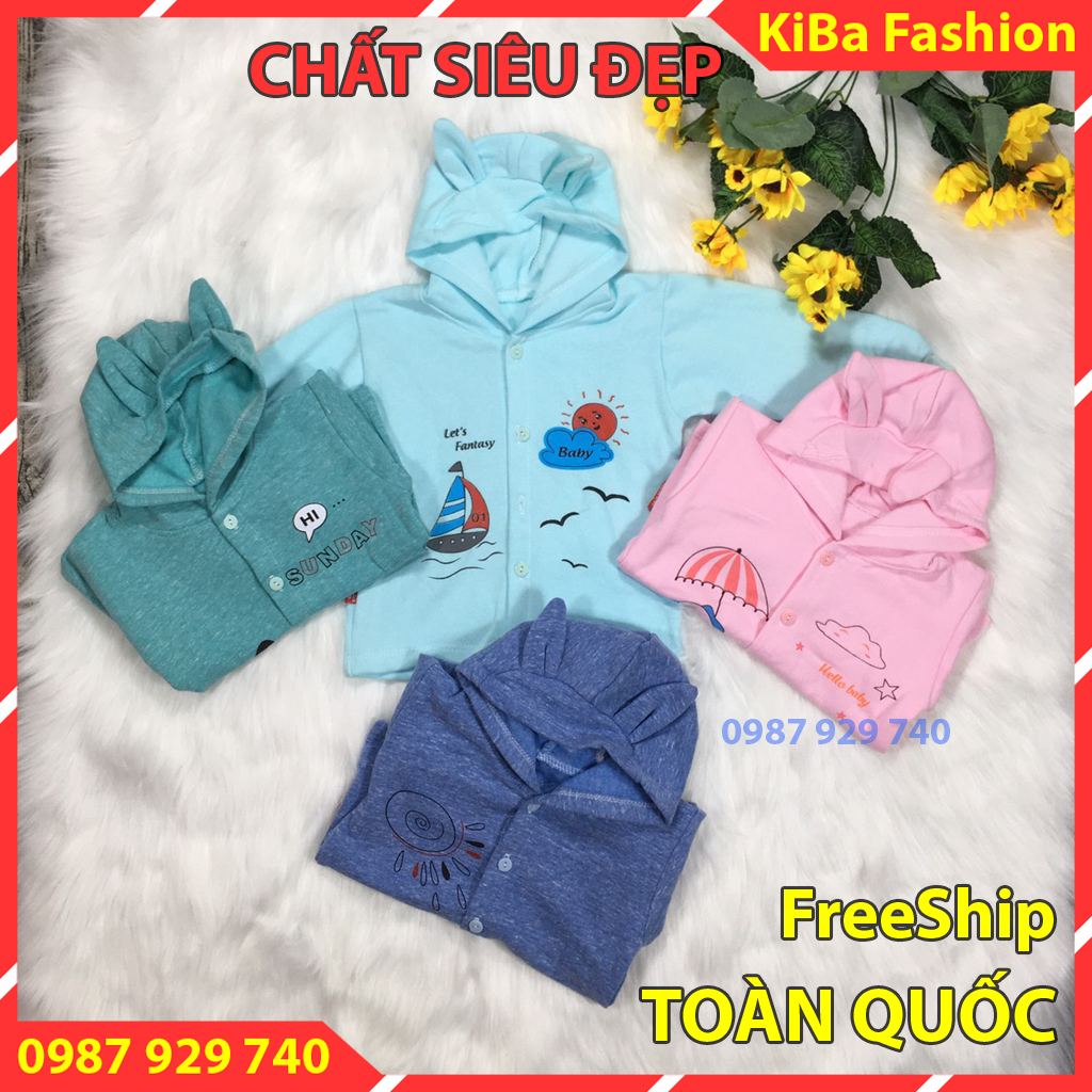 [Mẫu Mới] Áo khoác nỉ dài tay có mũ cho bé trai/gái 3-10kg - AKN0230 - Ảnh + Video thật/áo khoác cho bé gái/áo khoác cho bé trai/áo khoác cho bé/áo khoác sơ sinh bé trai/áo khoác cho bé sơ sinh/áo khoác cho bé sơ sinh