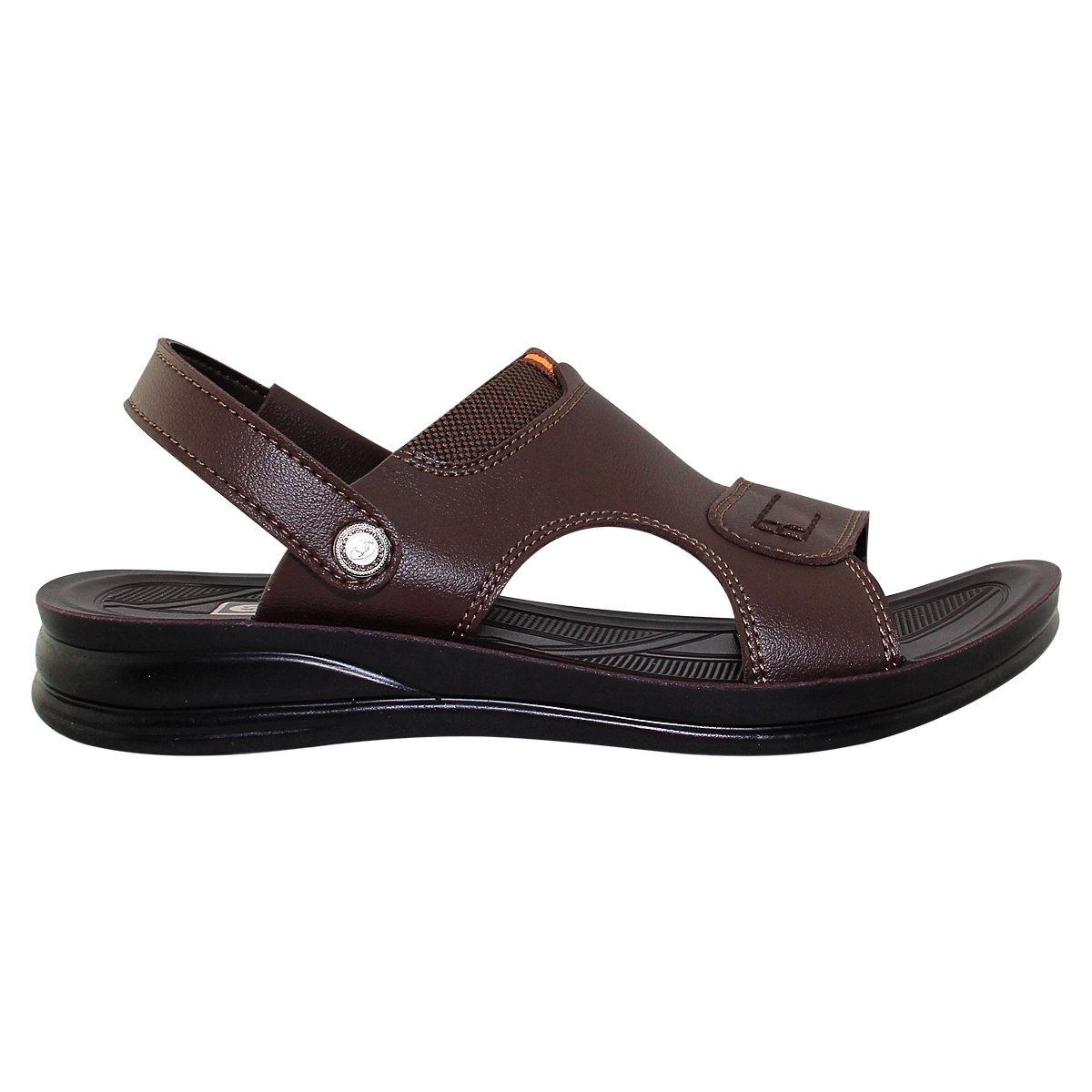 [HOÀN XU]  GIÀY SANDAL DA QUAI HẬU ĐẾ BẰNG NAM BITA'S SUM.105 (ĐEN + NÂU + VÀNG BÒ) - BITAS