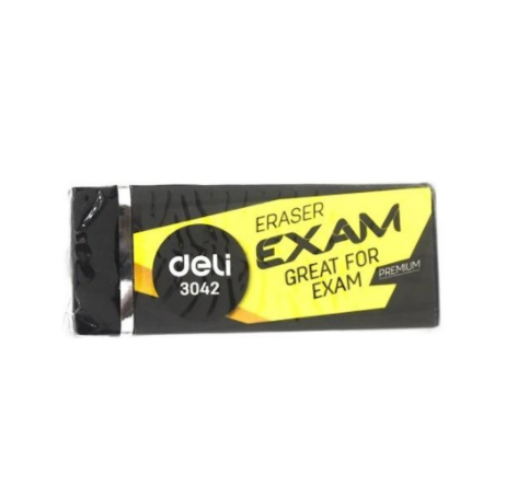 Gôm đen Deli 3042 Exam eraser 60x24x12mm