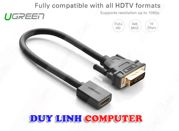 Cáp chuyển đổi DVI sang HDMI Ugreen 20118