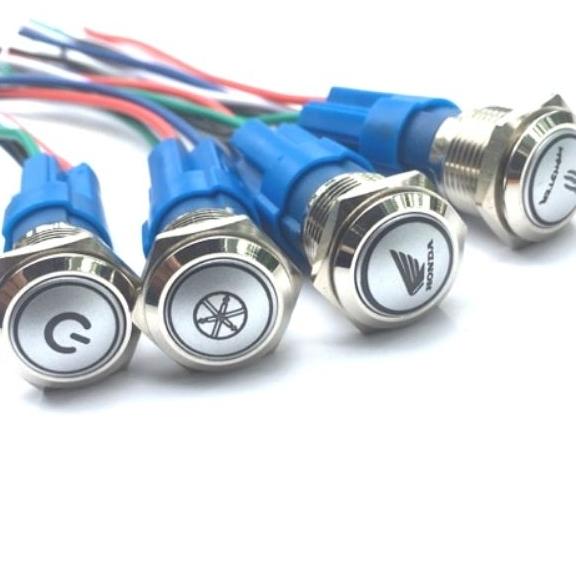 Công tắc Led 16mm On-Off.Chống nước tuyệt đối