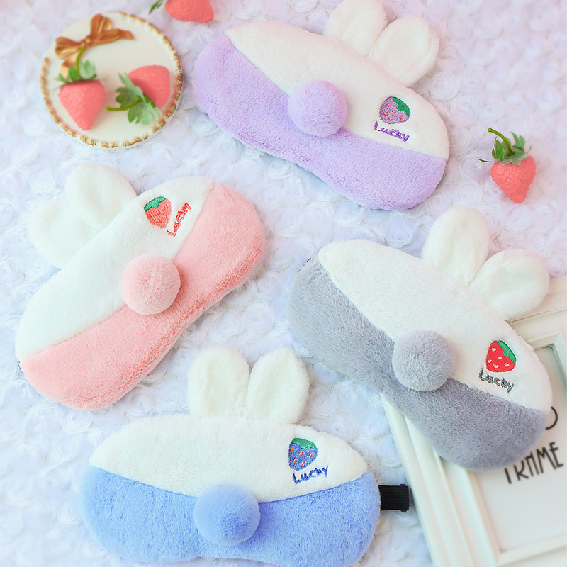 Bịt mắt che mắt ngủ có túi gel massage , hình thú cute enjoy-jerry shop