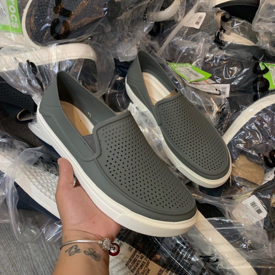 Giày nhựa crocs roka siêu đẹp, thời trang màu đen