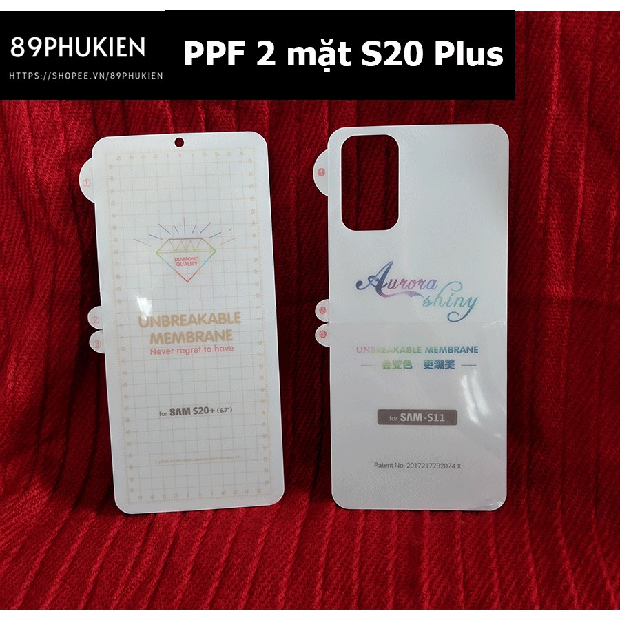 Bộ miếng dán PPF S20 Plus chống trầy xước