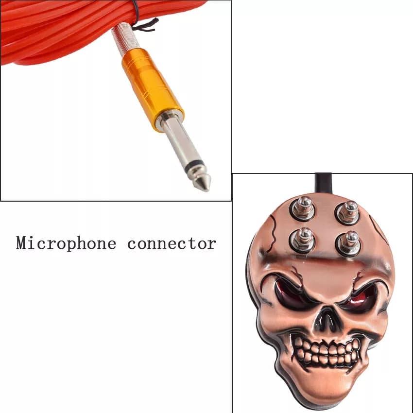 BÀN ĐẠP MÁY XĂM HÌNH ĐẦU NÂU CỰC CHẤT