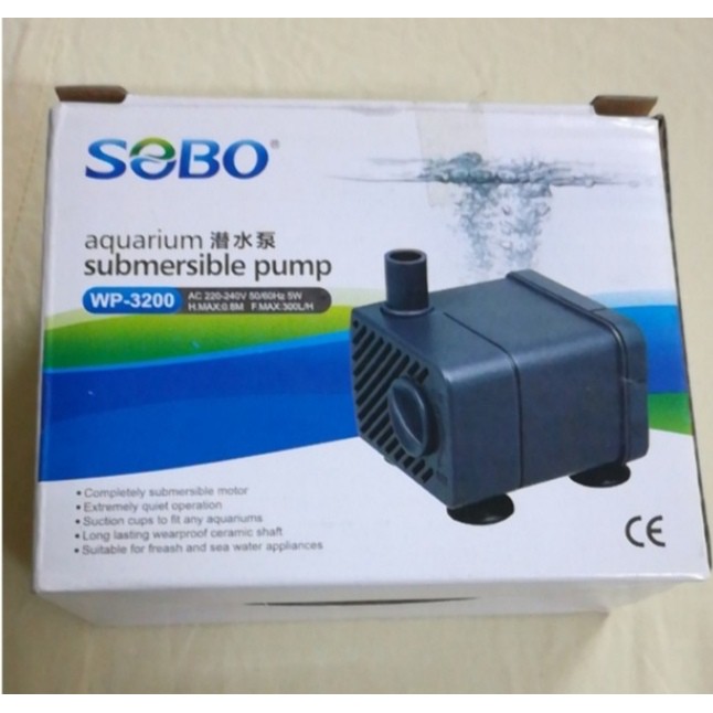 Máy bơm bể cá thủy sinh SOBO WP3200