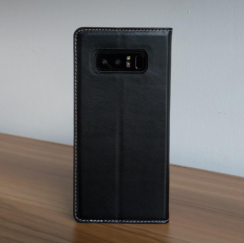 Bao da ionecase samsung galaxy note 8 da bò màu đen