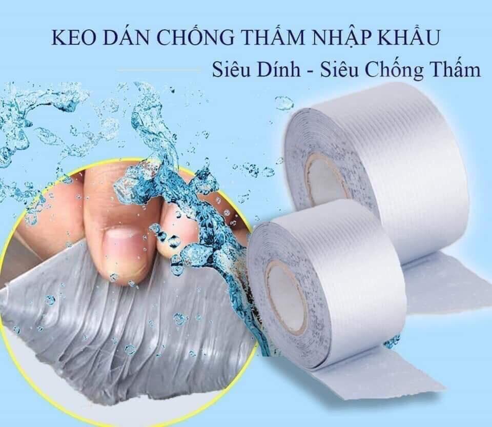 Băng Keo Siêu Dính Chống Dột Đa Năng - Keo dán chống thấm đa năng