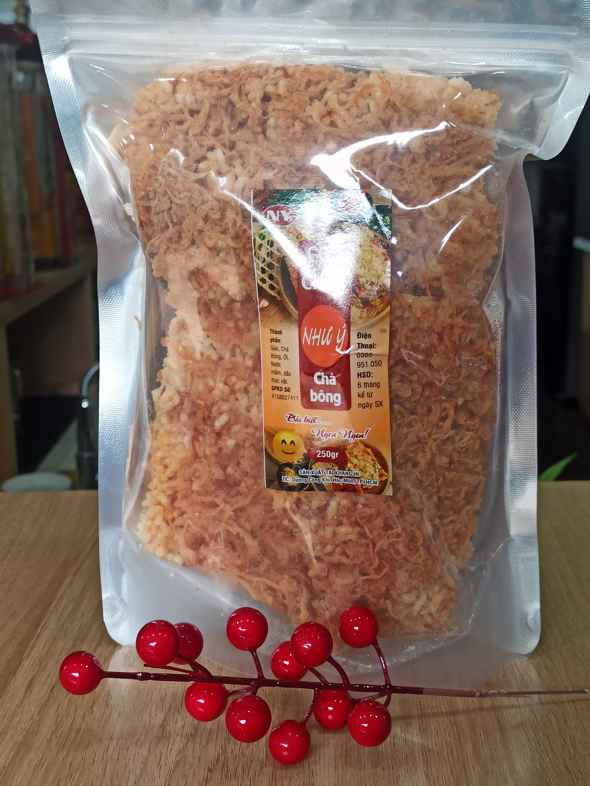 Cơm cháy chà bông hiệu Khang Hí