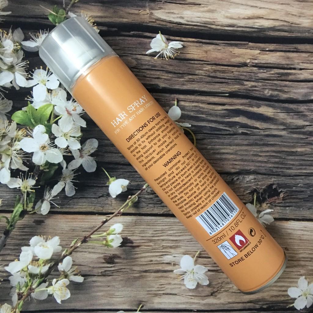 Gôm keo xịt tóc vào nếp tạo kiểu tóc Nashi cao cấp Ý 320ml