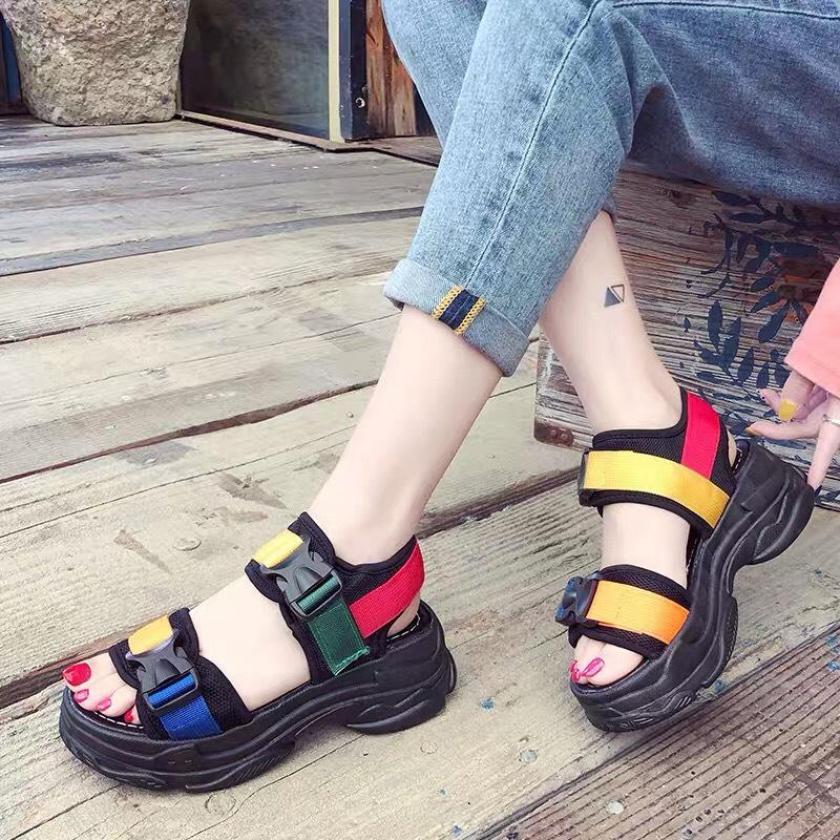Sandal nữ 7 màu - dép sandal nữ, giày sandal nữ, dép quai hậu nữ đẹp, sandal nữ quai ngang, sandal nữ đế cao, sandal nữ đi học, sandal nữ hàn quốc, sandal nữ đế bệt, sandal nữ bánh mì, sandal nữ đế bằng, sandal nữ 3 quai giá rẻ