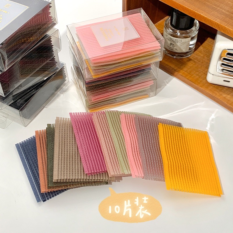 set 10 miếng dán tóc tự dính phong cách hàn quốc
