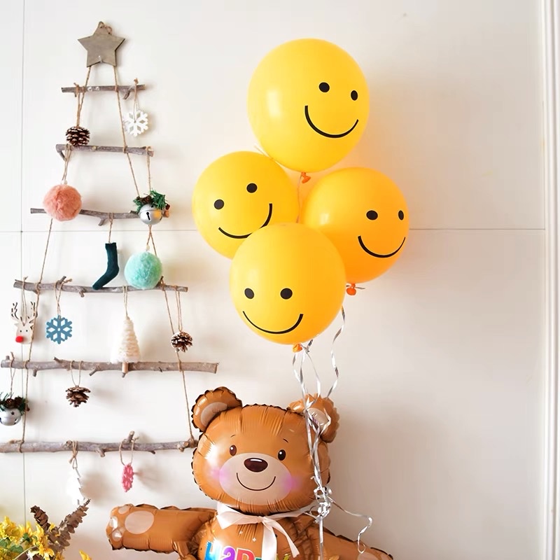 BÓNG CAO SU MẶT CƯỜI MÀU VÀNG