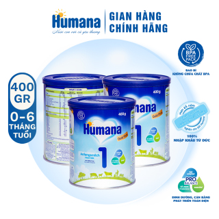 Combo 3 lon Sữa bột Humana gold plus 1 400g thumbnail
