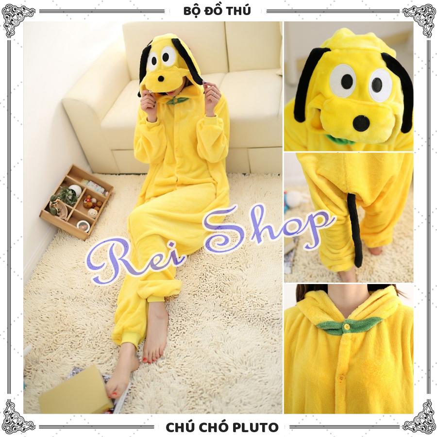 Bộ Đồ Hình Thú Chó Pluto Size Cho Người Lớn