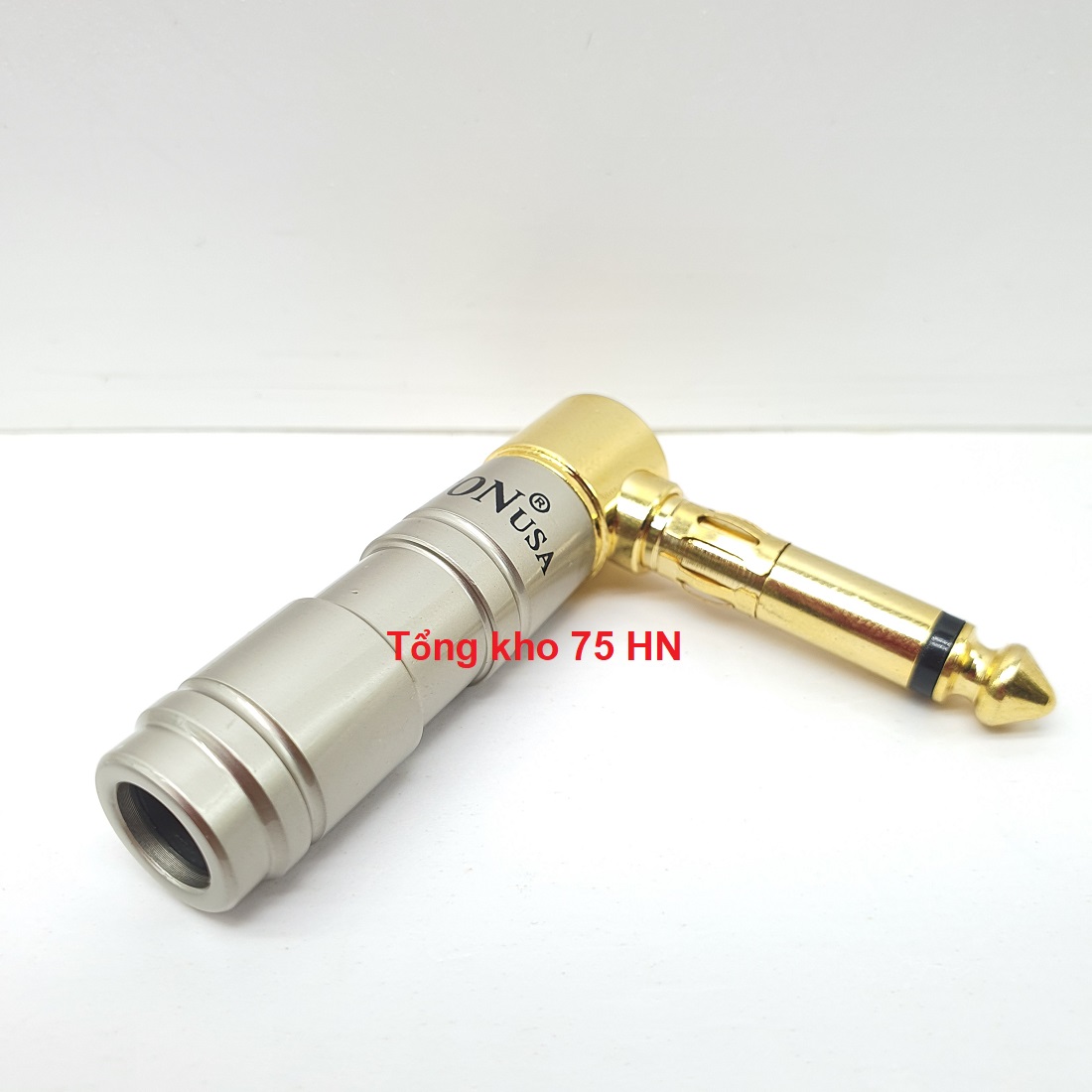 01 Jack Liton cao cấp 6.5mm Mono vuông góc