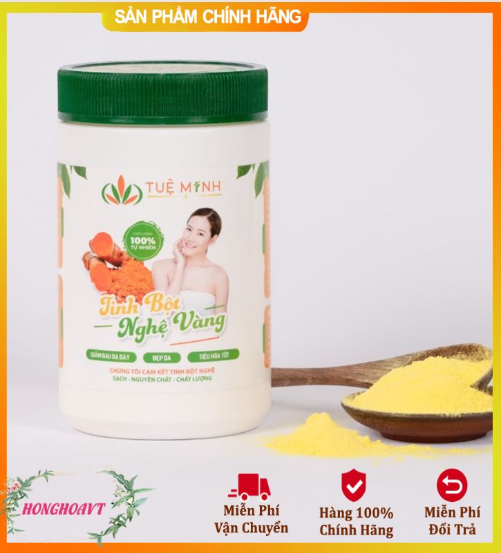 Tinh bột nghệ vàng Tuệ Minh nguyên chất (1hộp = 500gr)