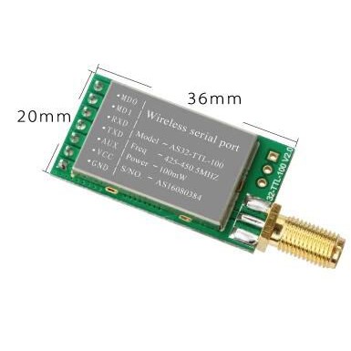 Mạch thu phát rf uart lora sx1278 433mhz 3000m