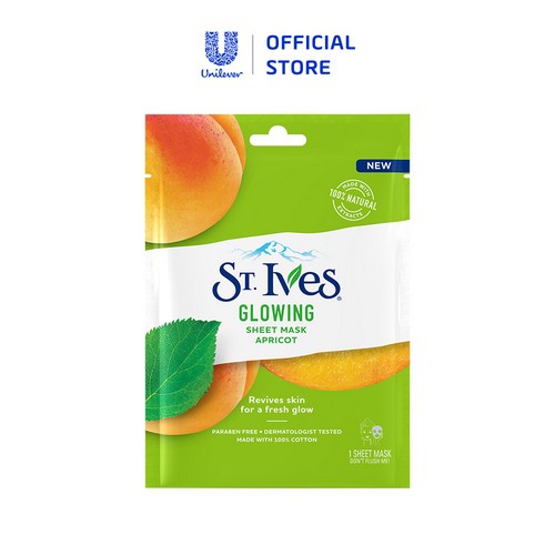 Mặt Nạ Giấy St.Ives Sheet Mask 23ml - Apricot