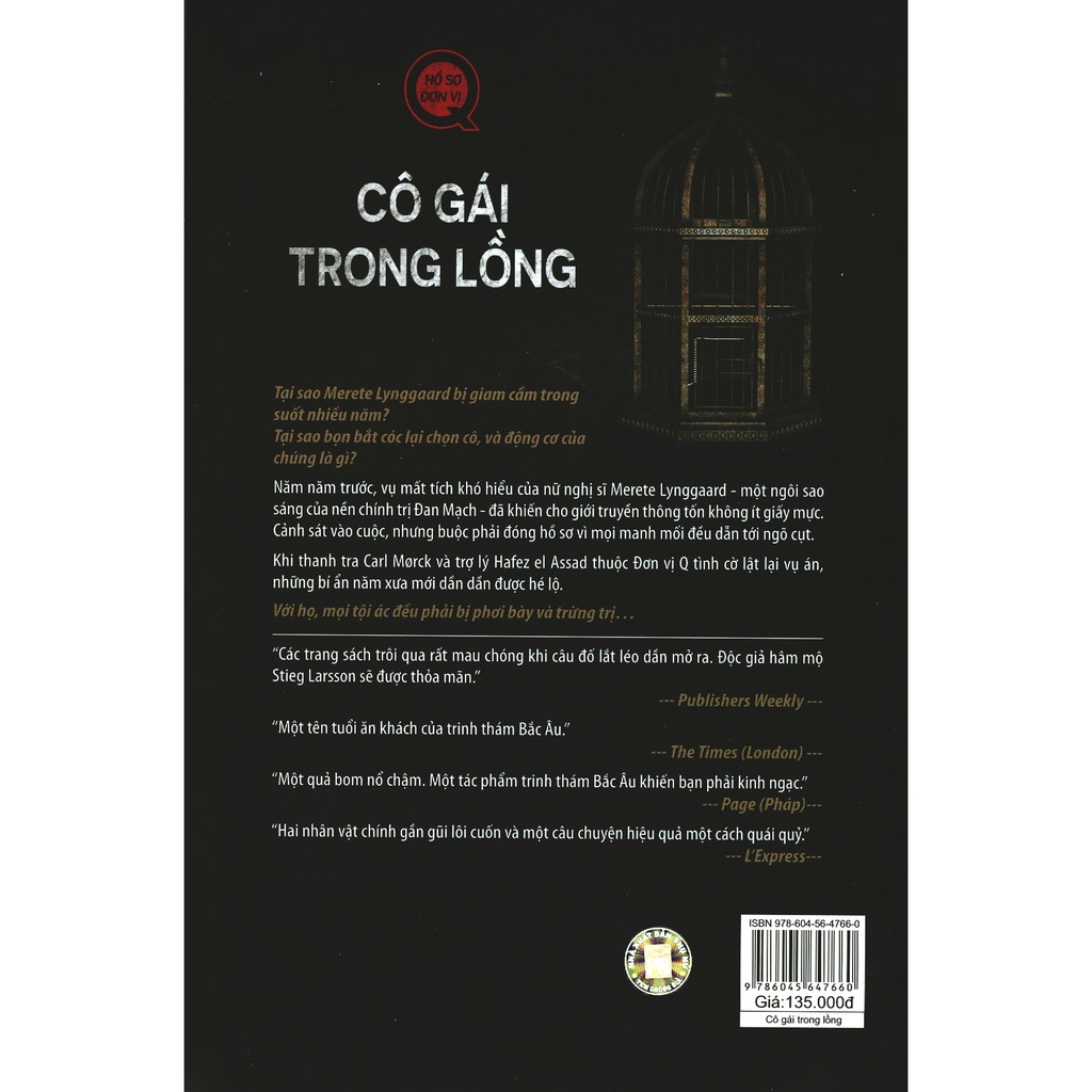 Sách - Cô Gái Trong Lồng - NXB Phụ Nữ VN