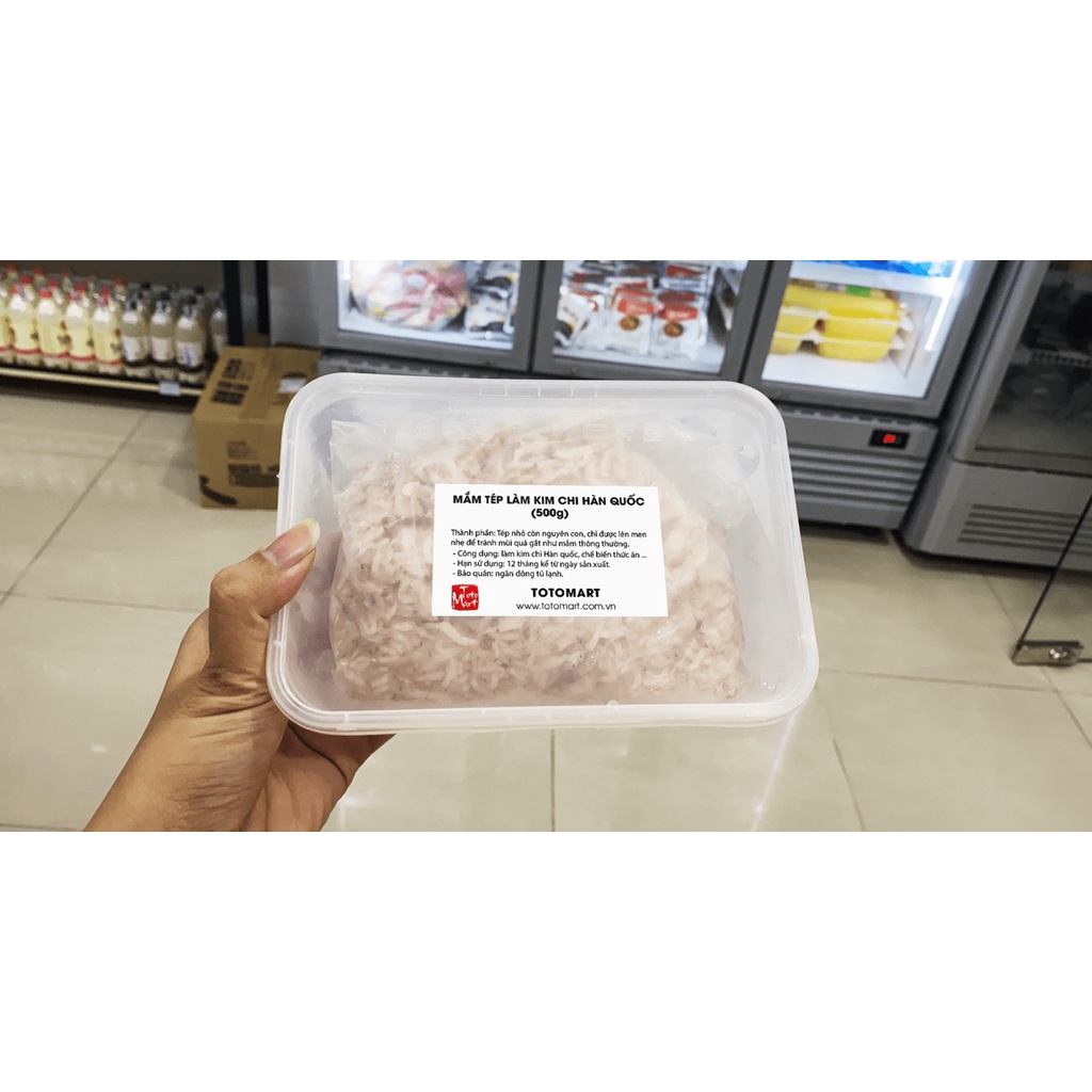 Mắm tép làm kim chi Hàn Quốc (500g)