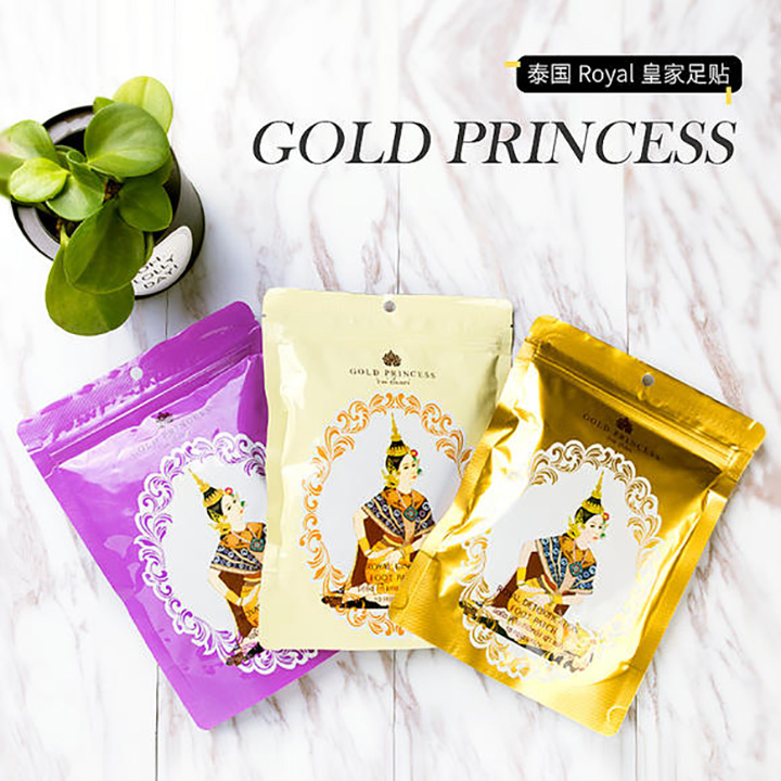 [HCM]Miếng dán thải độc chân Princess Royal Thái lan (Gói 10 miếng)