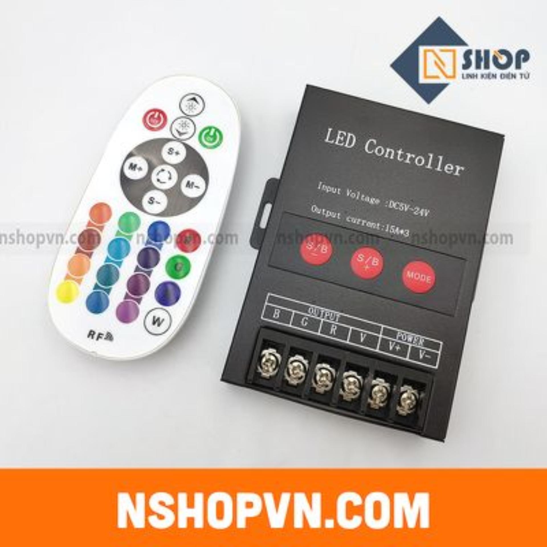 Bộ điều khiển LED RGB 5-24VDC 45A