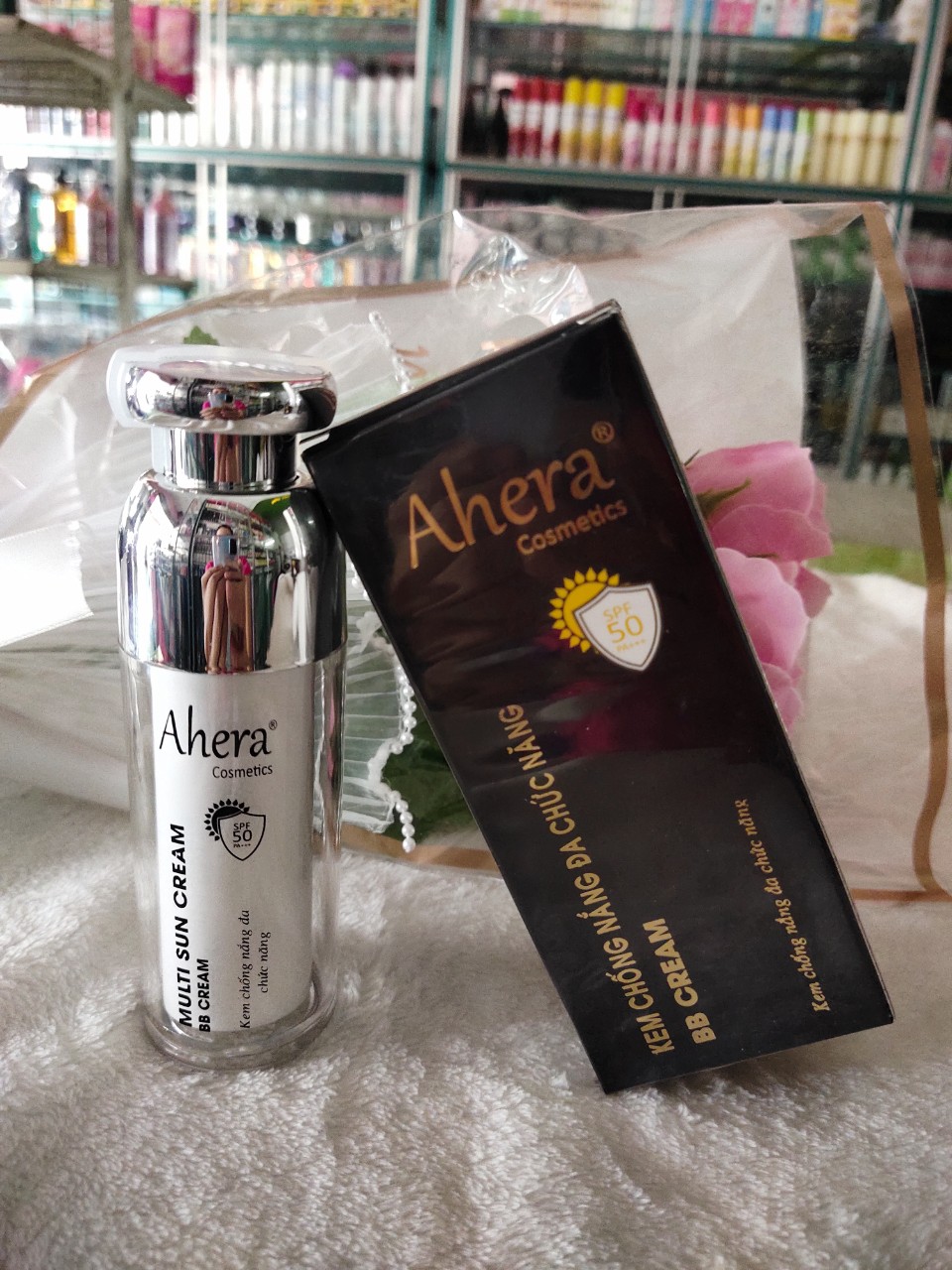 Kem chống nắng AHERA đa chức năng BB Cream 70ml